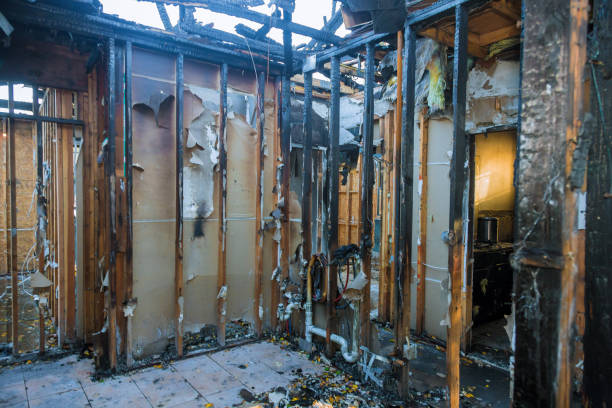 Professional Fire Damage Assessment technician working in Fair Oaks, CA
